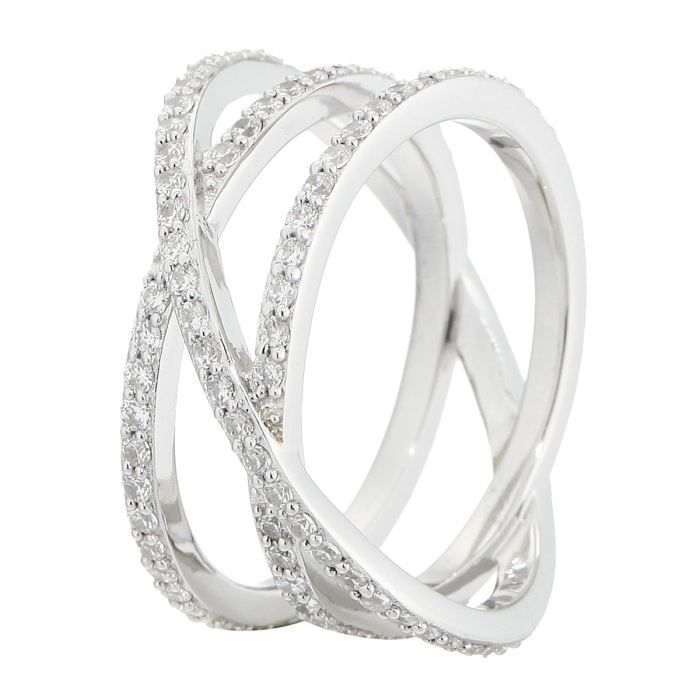 PRINCESS MONTE CARLO Bague Femme Blanc   Achat / Vente BAGUE