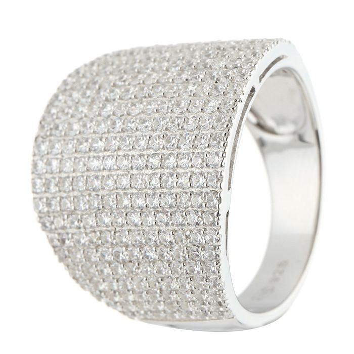 PRINCESS MONTE CARLO Bague Femme Oxyde de zirconium blanc   Achat