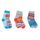 CARS Lot de 3 Paires de Chaussettes Bleu / Gris /