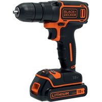 PERCEUSE BLACK & DECKER Perceuse visseuse sans fil BDCD18 - PERCEUSE BLACK & DECKER Perceuse visseuse sans fil BDCD18 -