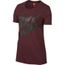 t shirt nike femme bordeaux