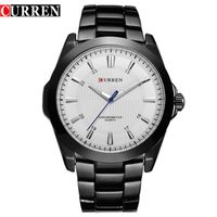 MONTRE Montre Homme Quartz Bracelet Acier Curren MONTRE Montre Homme Quartz Bracelet Acier Curren