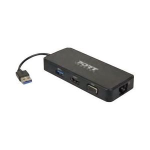 PORT DESIGNS Docking station travel - 4 Périphériques USB 3.0