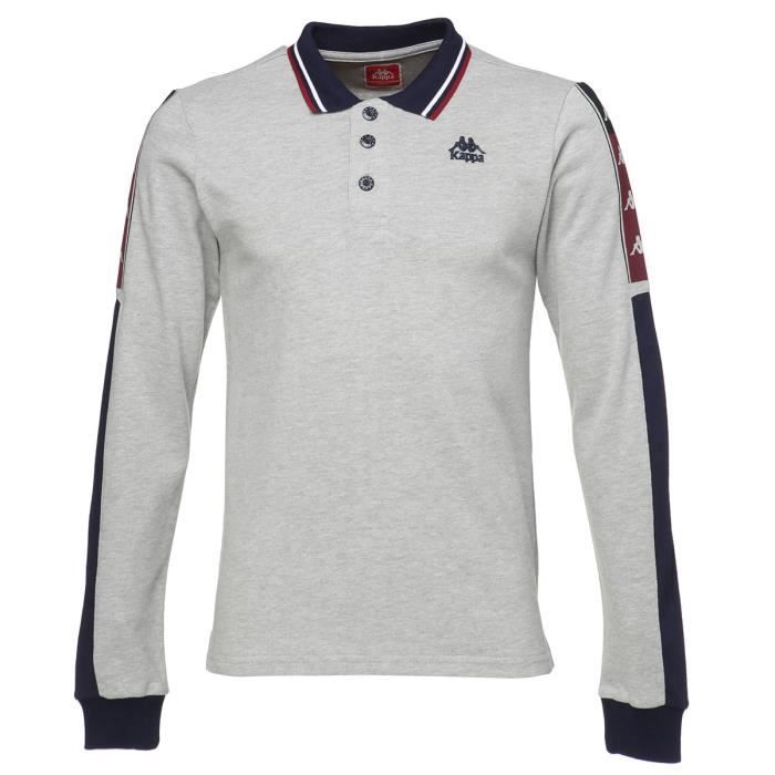 KAPPA Polo Cassius - Homme - Gris