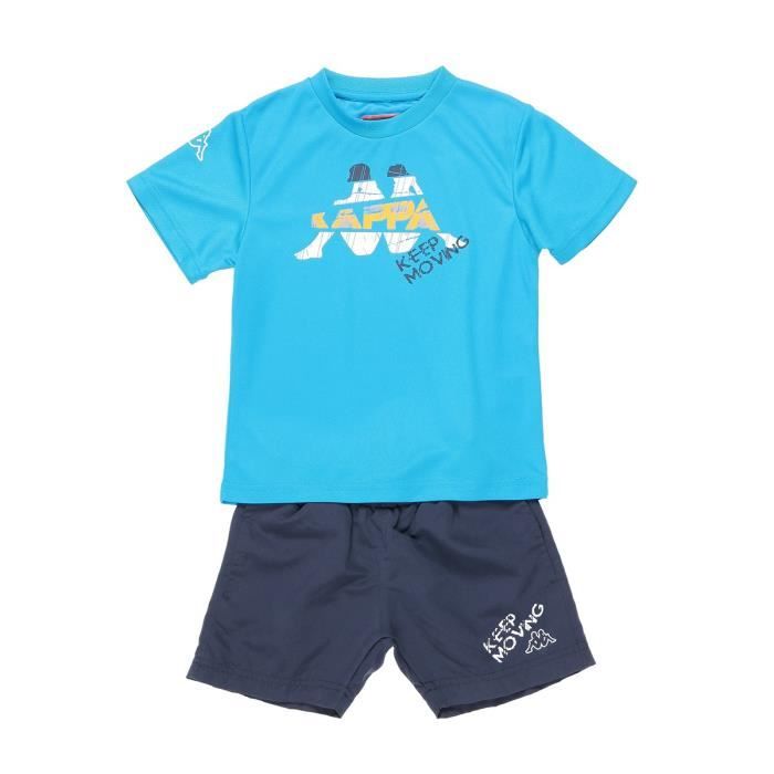 KAPPA Ensemble T-shirt et short - Enfant - Bleu
