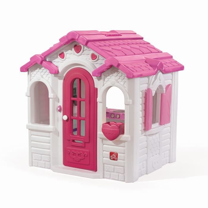 STEP2 Maisonnette Enfant Sweetheart Rose Blanc