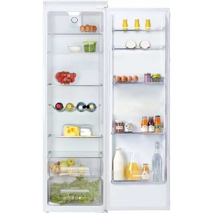 ROSIERES RBLP 3683-3 - Réfrigérateur 1 porte encastrable - 316L - Froid Brassé - A+ - L 54cm x H 177cm