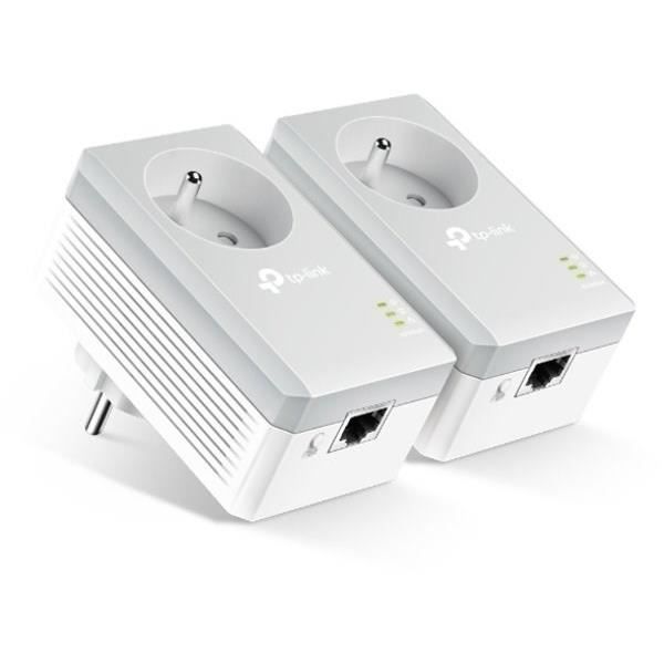 TP-Link TL-PA4015PKIT-B Kit de 2 CPL AV600 avec prise intégrée