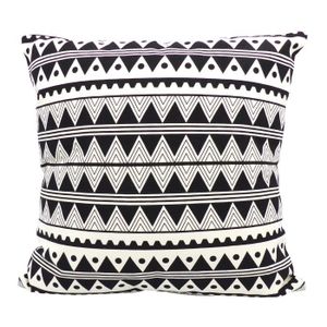 COUSSIN Coussin déco 100% coton imprimé DJERBA 45x45cm - N