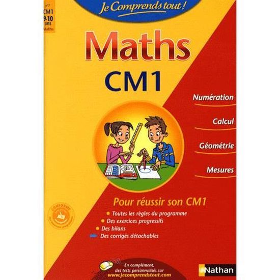Je Comprends Tout Maths Cm1 9 10 Ans - 