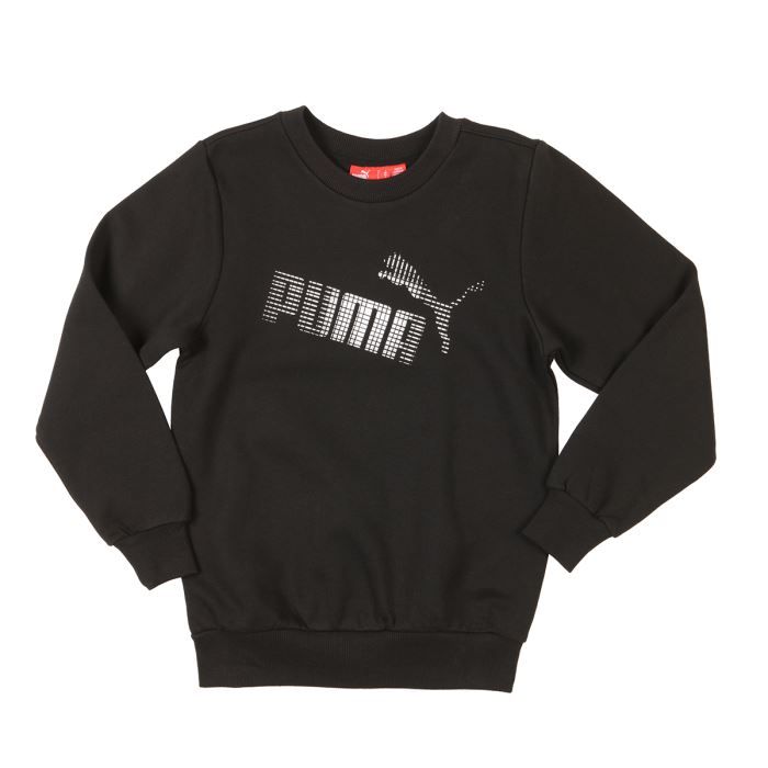 PUMA Sweatshirt Crew - Enfant Mixte - Noir