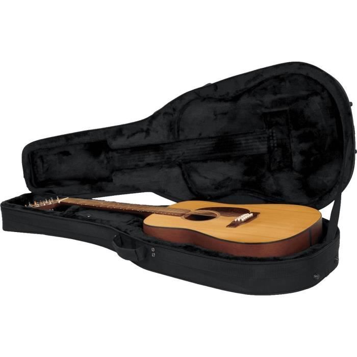 Étui GEWA Pour Guitare Folk - Protection Robuste Et Design Allemand