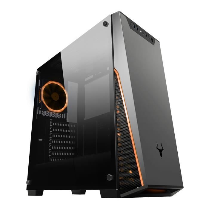 iTek T-MASK, Boîtier Midi-tour, PC, Métal,1