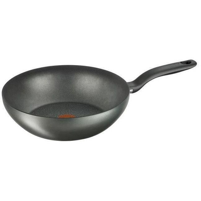 TEFAL HARD TITANIUM Poêle Wok C6921902 28cm Tous feux dont induction