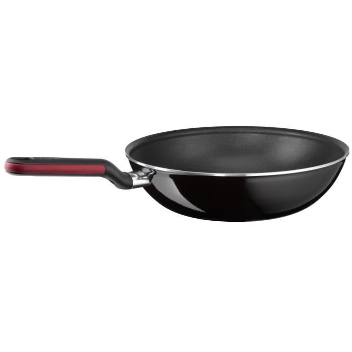 TEFAL COMFORT GRIP GV5 Poêle Wok D5091902 28cm Tous feux sauf induction