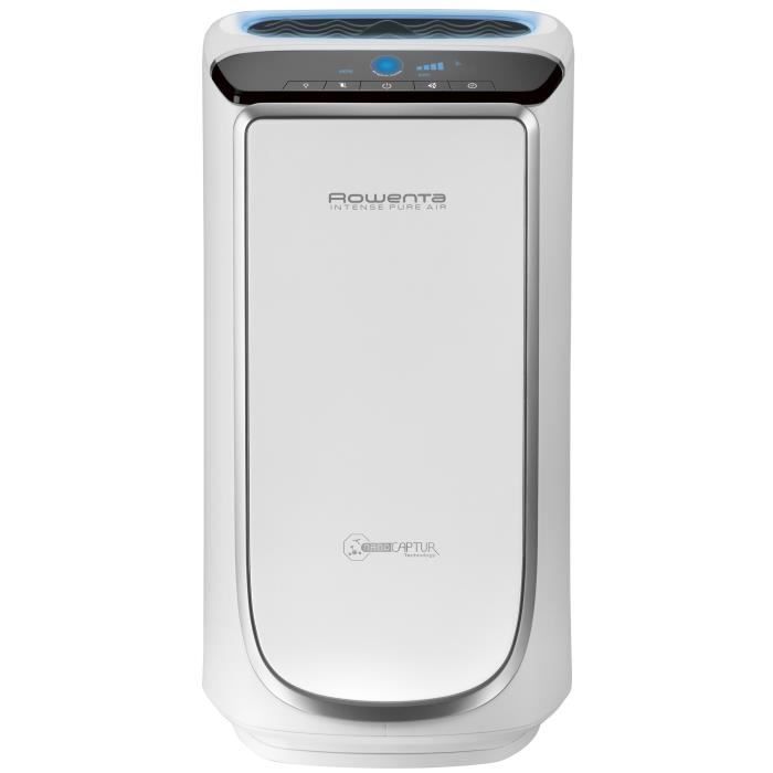 ROWENTA Purificateur d'air Intense Pure Air - Jusqu'à 60 m² - Silencieux - 4 niveaux de filtration - Blanc