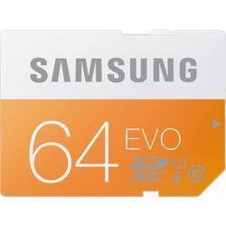 SAMSUNG Carte mémoire flash EVO MB-SP64D - 64 Go SDXC UHS-I