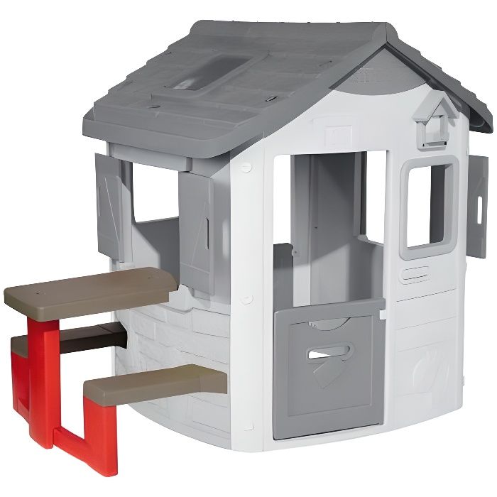 SMOBY - Acs Maison Néo Jura Lodge Table Jardin