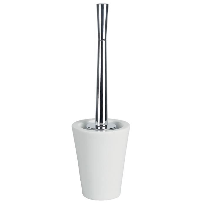 SPIRELLA Porte balai WC Ma x Light - 40 x 12 x 12cm - Blanc