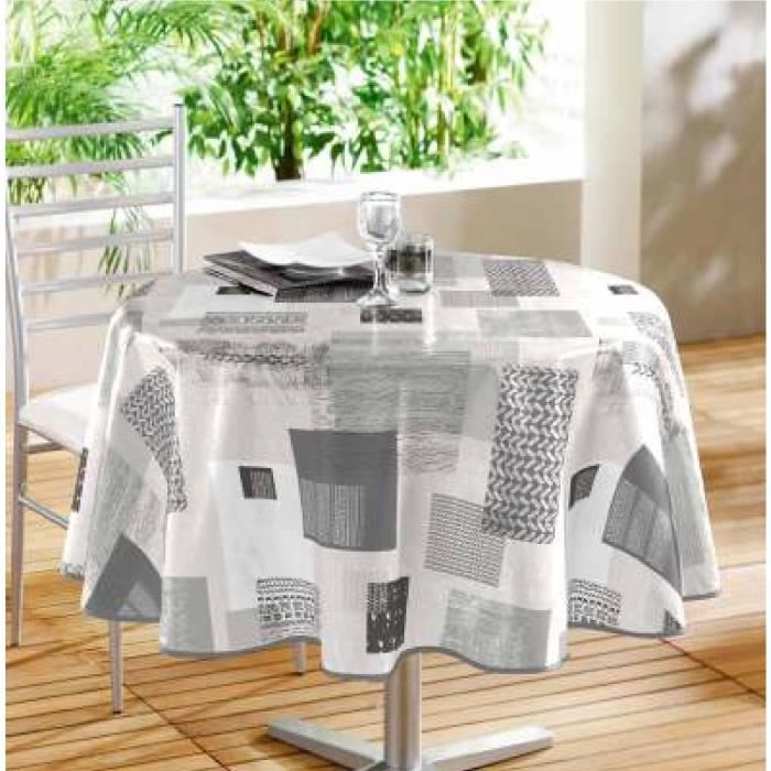 Nappe ronde toile ciree 180 - Achat / Vente pas cher