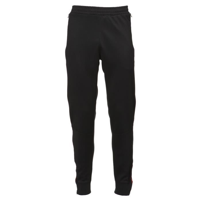 KAPPA Pantalon - Homme - Noir et rouge