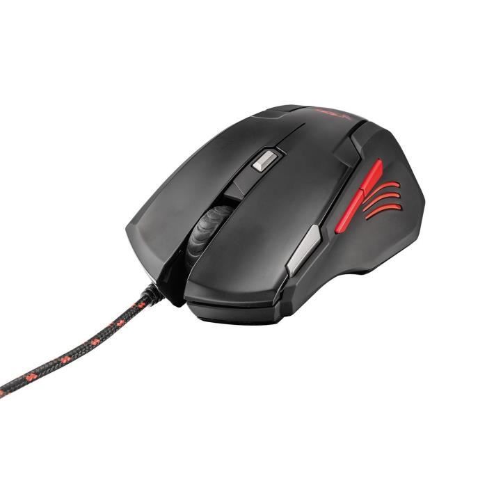 TRUST Souris Gamer GXT111 - 2500 dpi - 7 boutons