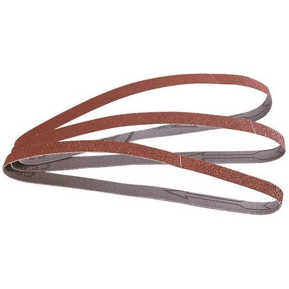 WOLFCRAFT 3 Bandes abrasives 13x457mm