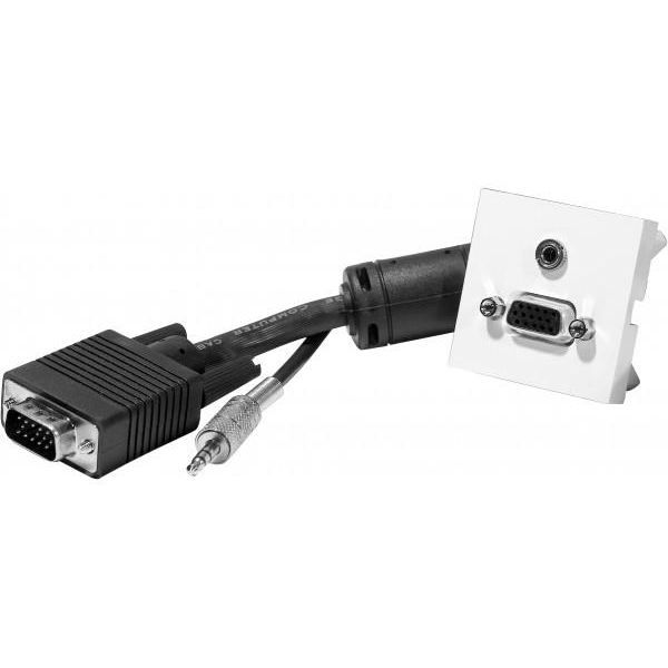 Plastron adapt. VGA + jack 3,5   15 m   Achat / Vente CABLE AUDIO