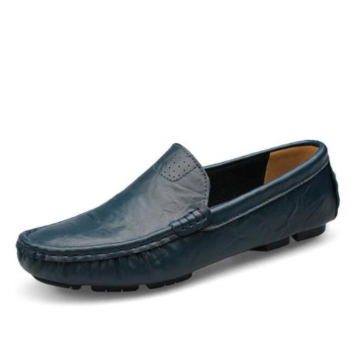 De 2017 Moccasin Luxe Hommes Cuir En Homme Marque Ete Chaussure 7yYvIb6gf