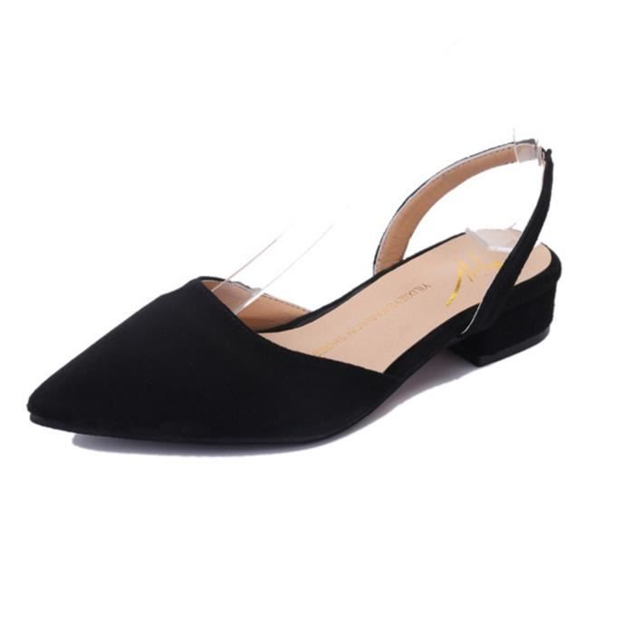 Sandales bout ferme femme