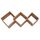 Mobili Rebecca® Etageres Murale Carre Bois Clair D