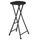 Tabouret haut pliant noir