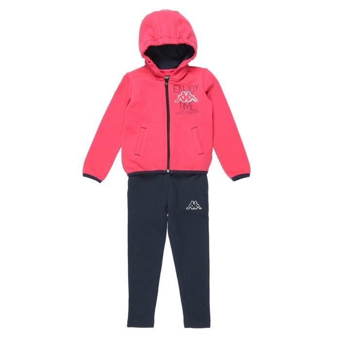 KAPPA Survêtement Tiphanie - Enfant - Rose fuchsia