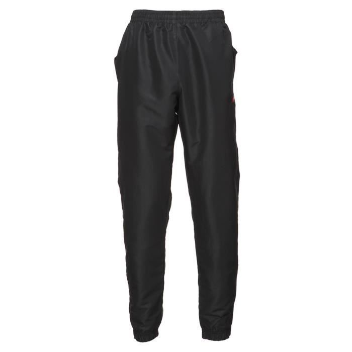KAPPA Pantalon Krisman - Homme - Noir et rouge