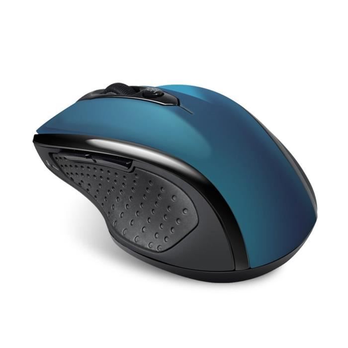 ADVANCE Souris Shape 6D S-6D-BL - Sans fil - Optique - 6 Boutons - 1000 DPI - PC / Mac - Bleu