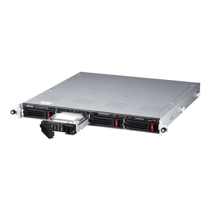 BUFFALO Serveur NAS - TeraStation 5410RN - 4 Baies - 12 To - rack-montable - SATA 6Gb/s - RAID 0, 1, 5, 6, 10, JBOD - RAM 4 Go