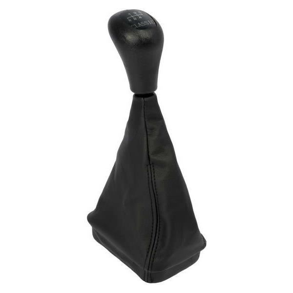 CORONA Pommeau + Soufflet adaptable pour Mercedes W202 - 5/6 vitesses - Noir