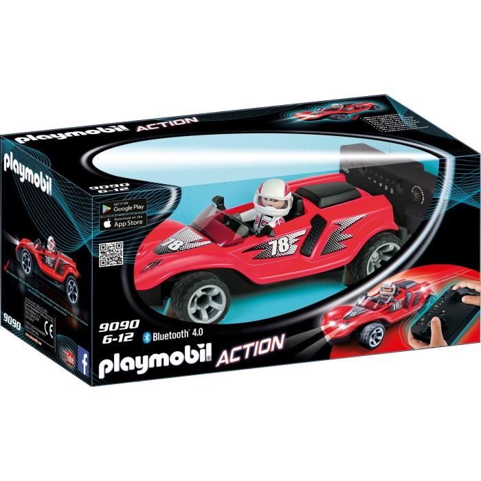 Voiture de course rouge - Playmobil - 9090