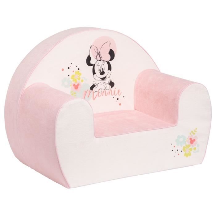 DISNEY - Minnie - Fauteuil club déhoussable Floral - 25 cm