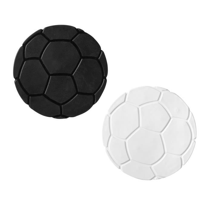 Tapis antidérapant mini pour baignoire et douche - XXS - Fußball Blanc/- Noir