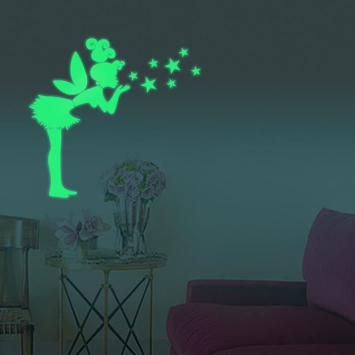 Décoration Lumineuse Mignon Interrupteur Sticker Mural Autocollant