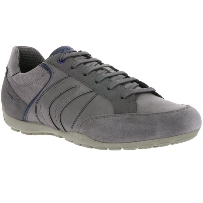 Gris Lacets Geox Chaussures À Ravex U Basses D2IEeWH9Y