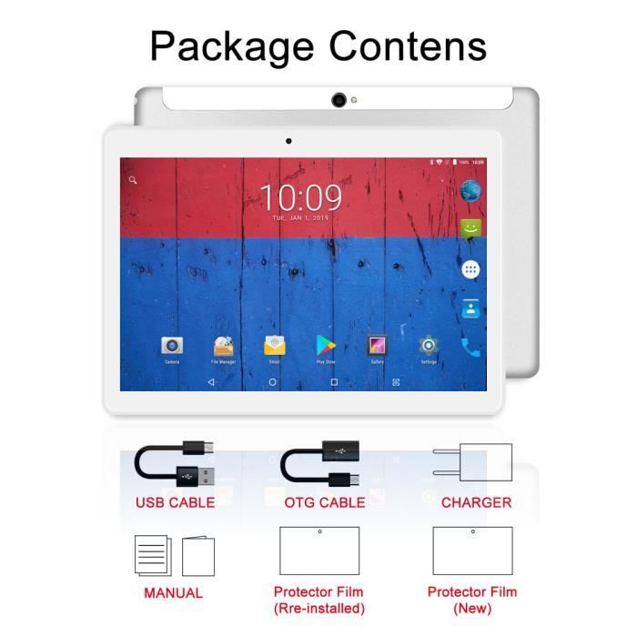 Tablette tactile 4G - Android 5.1 Tablette - 10.1"IPS2