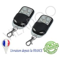 TÉLÉCOMMANDE D'ALARME 2x Télécommande Universelle 433 MHZ Garage Alarme TÉLÉCOMMANDE D'ALARME 2x Télécommande Universelle 433 MHZ Garage Alarme