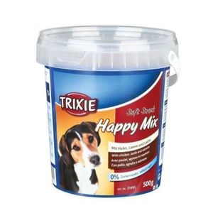 TRIXIE Lot de 2 Soft Snack Happy Mix pour chien 500g