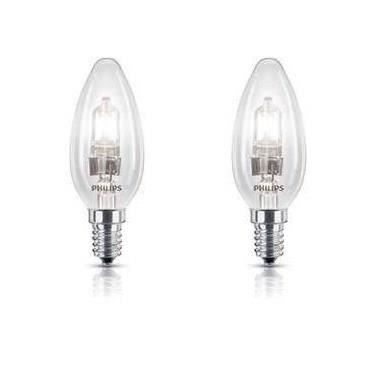 PHILIPS Flamme Lot de 2 Ampoules EcoHalo 18W E14