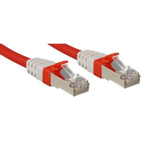 LINDY Câble réseau patch cat.6A S/FTP PIMF Premium - Cuivre - 10 Gbit - 500Mhz - LSOH - 10m - Rouge
