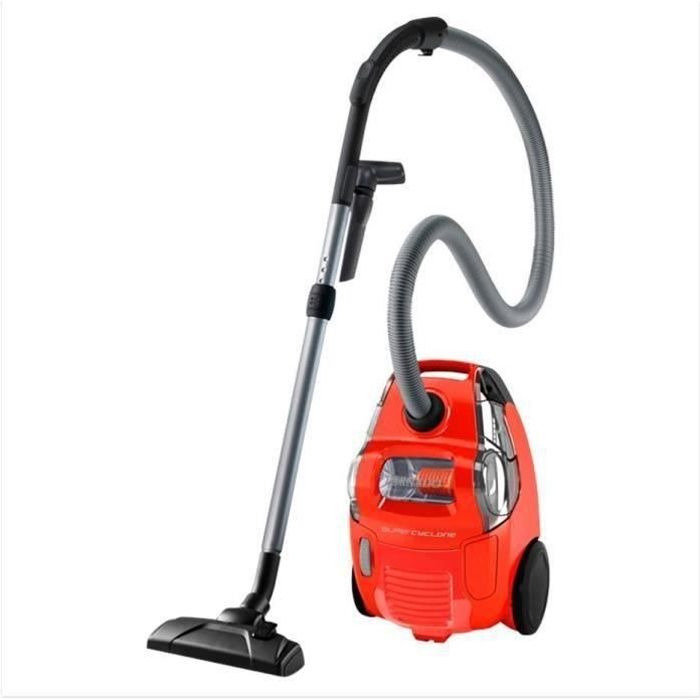 TORNADO TOSC60LR Aspirateur traîneau sans sac Super Cyclone - Rouge