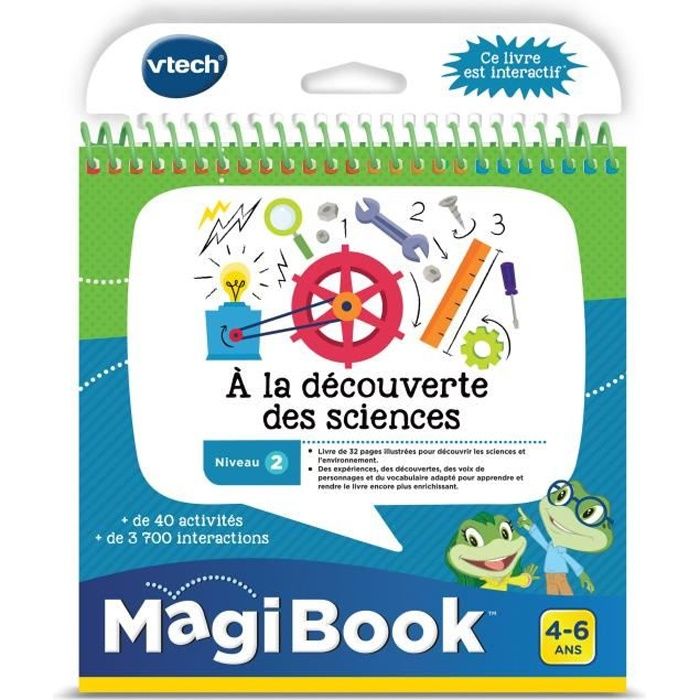 VTECH - Livre Interactif Magibook - A La Découverte Des Sciences