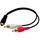 Câble Adaptateur Jack Femelle 3.5mm Vers RCA INCH